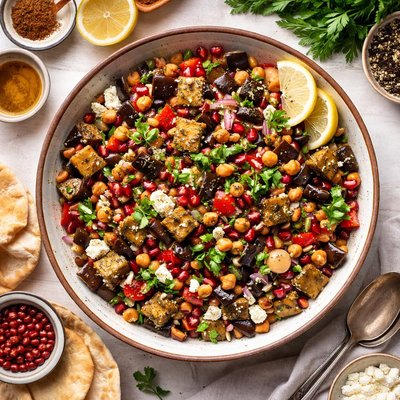 Image of Moroccan Eggplant Aubergine Salad I