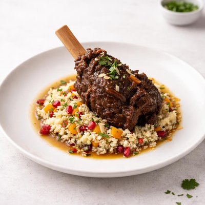 Image of Moroccan Lamb Shank with Couscous