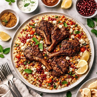 Image of Moroccan Lamb with Tomato Couscous
