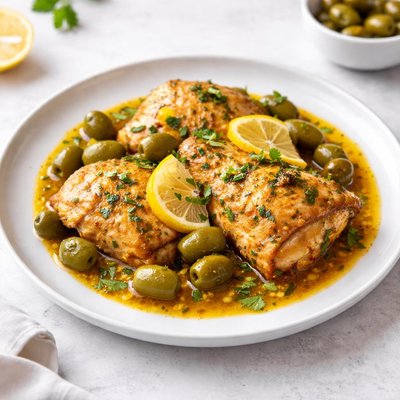 Image of Moroccan Lemon Chicken with Olives