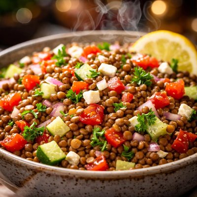 Image of Moroccan Lentil Salad Healthy