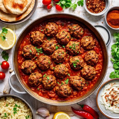 Image of Moroccan Meatballs in Spicy Sauce