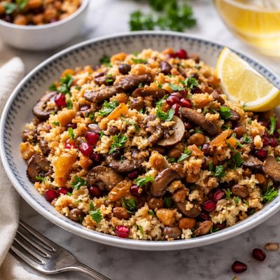 Image of Moroccan Mushroom Couscous