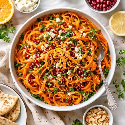Image of Moroccan Orange Blossom Scented Carrot Salad