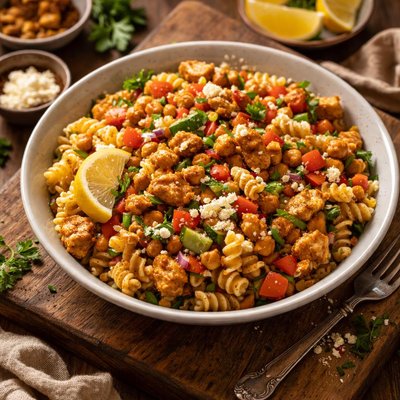 Image of Moroccan Pasta Salad with Chicken