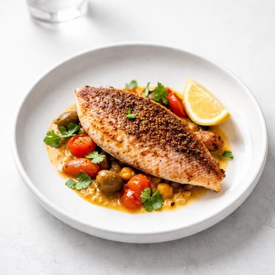 Image of Moroccan Red Snapper with Cumin Seeds