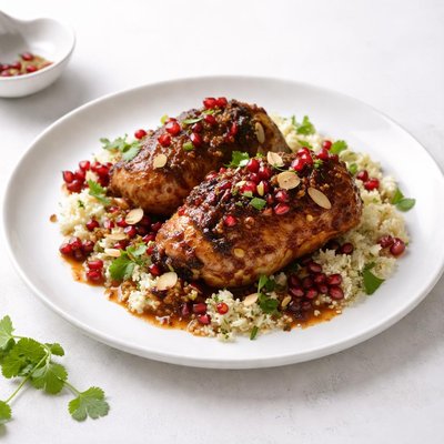 Image of Moroccan Roasted Pomegranate Chicken