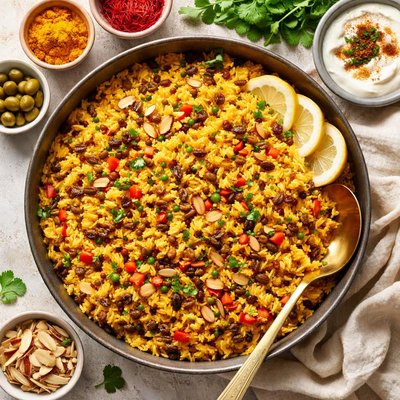 Image of Moroccan Saffron Rice