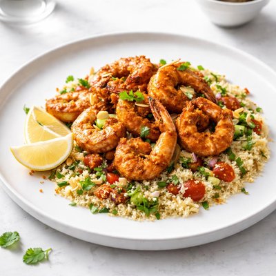 Image of Moroccan Shrimp with Couscous