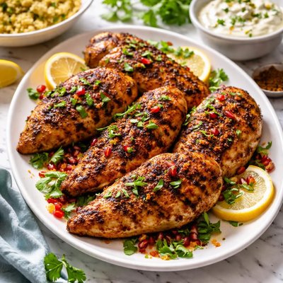 Image of Moroccan Spiced Grilled Chicken Breasts