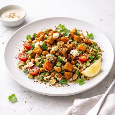 Image of Moroccan Spiced Pumpkin Couscous Salad