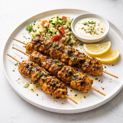 Image of Moroccan Style Grilled Chicken Brochettes