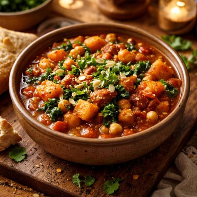 Image of Moroccan Vegetarian Sweet Potato Stew