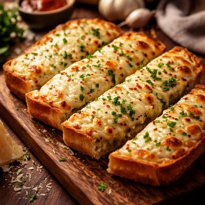 Image of Most Delicious Garlic Cheese Bread