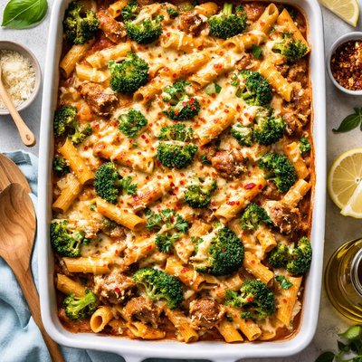 Image of Mostaccioli Broccoli Bake