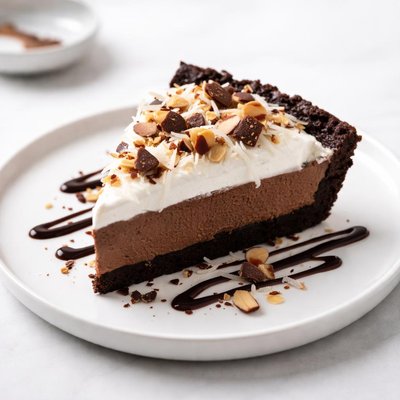 Image of Mounds Almond Joy French Silk Pie