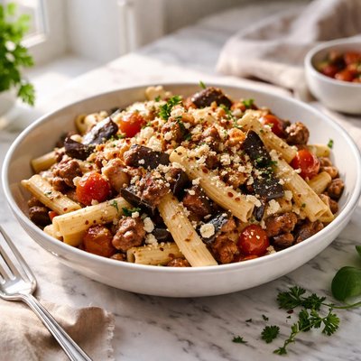 Image of Moussaka Pasta Toss