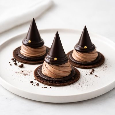 Image of Mousse Filled Witches Hats