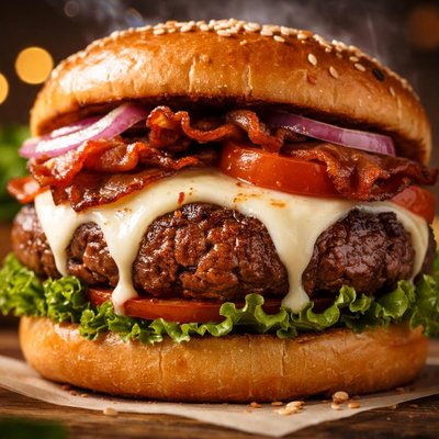 Image of Mozzarella Beef Burgers