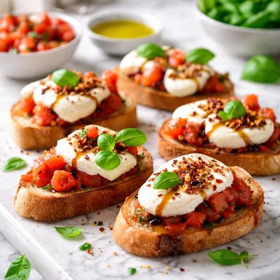 Image of Mozzarella Bruchettas
