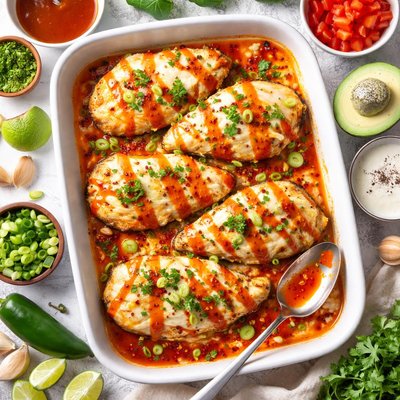 Image of Mozzarella Hot Sauce Chicken