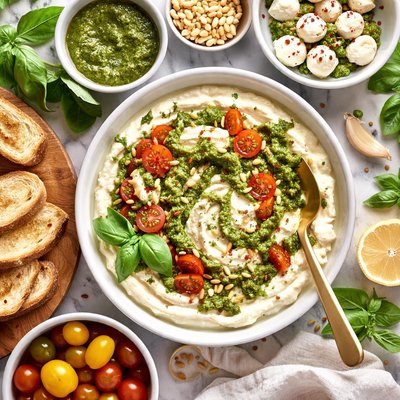 Image of Mozzarella Pesto Spread