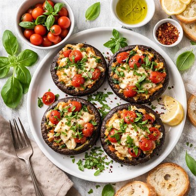 Image of Mozzarella Portobellos American Heart Association