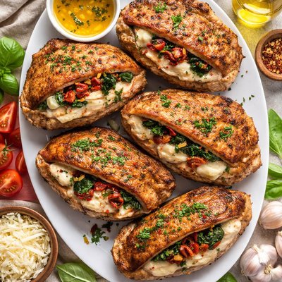 Image of Mozzarella Stuffed Pork Chops