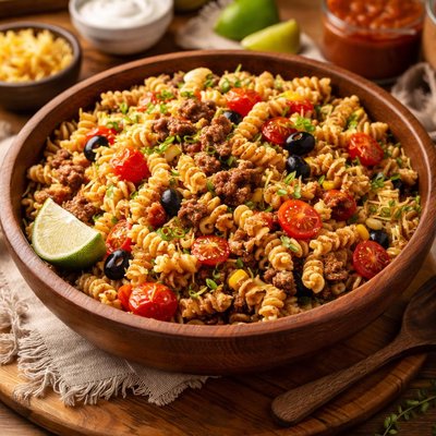 Image of Mr Food Taco Pasta Salad