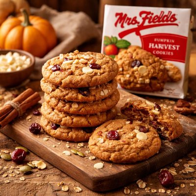Image of Mrs Fields Pumpkin Harvest Cookies