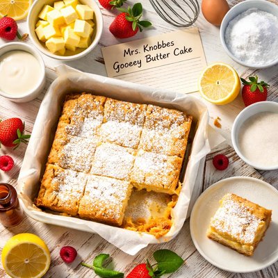 Image of Mrs Knobbes Gooey Butter Cake