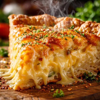 Image of Muenster Cheddar Cheese Pie