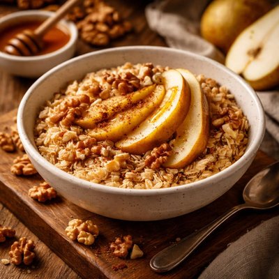 Image of Muesli with Pears and Walnuts