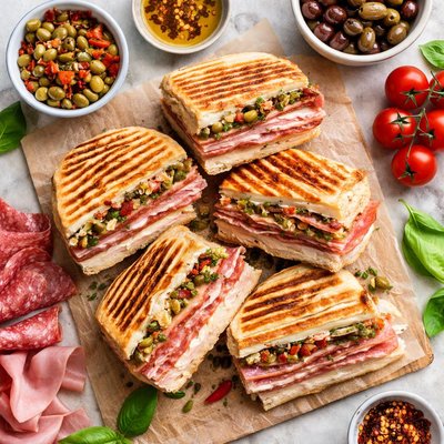 Image of Muffuletta Panini