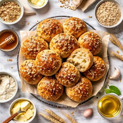 Image of Multi Grain Dinner Rolls Bread Machine