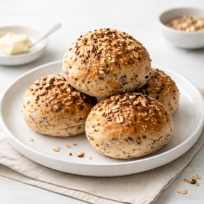 Image of Multigrain Onion Rolls or Bread Bread Machine
