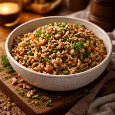 Image of Multigrain Pilaf with Sunflower Seeds