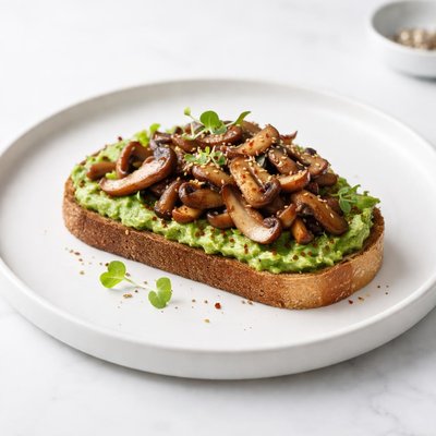 Image of Mushroom and Avocado Toast