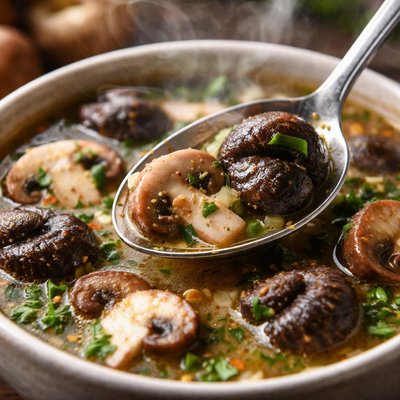 Image of Mushroom and Escargot Soup