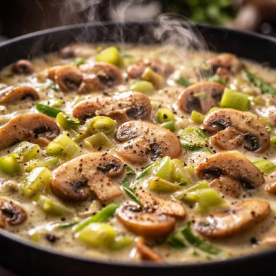 Image of Mushroom and Leek Sauce