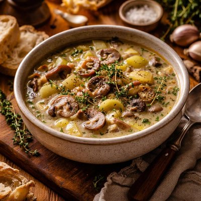 Image of Mushroom and Leek Soup