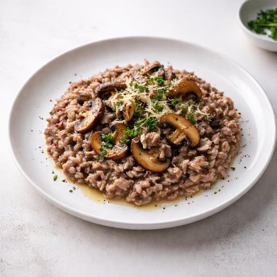 Image of Mushroom and Red Wine Risotto