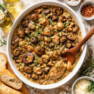 Image of Mushroom and Wine Casserole