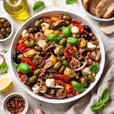 Image of Mushroom Antipasto Salad