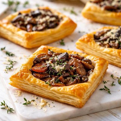 Image of Mushroom Asiago Tarts