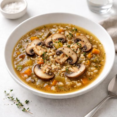 Image of Mushroom Barley Soup