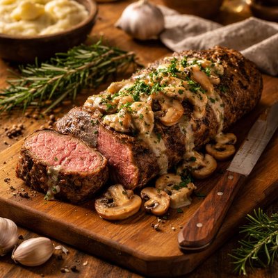 Image of Mushroom Beef Tenderloin