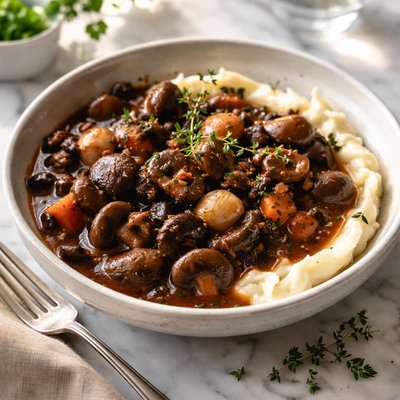 Image of Mushroom Bourguignon