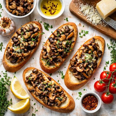Image of Mushroom Bruschetta