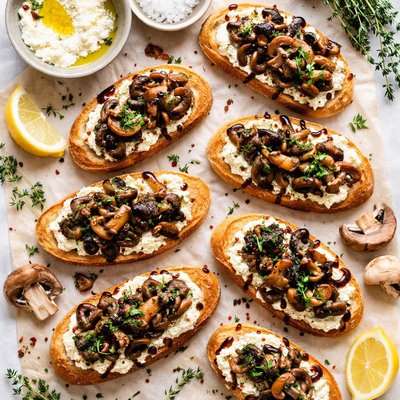 Image of Mushroom Crostini